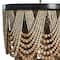 Hello Honey® 27.5" 2-Tier Draped Wood Bead Chandelier